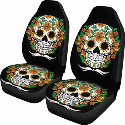 Sugar Skull - Day Of The Dead - Car Seat Cover 101207
