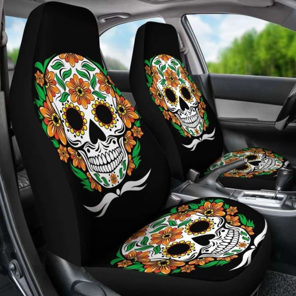 Sugar Skull - Day Of The Dead - Car Seat Cover 101207