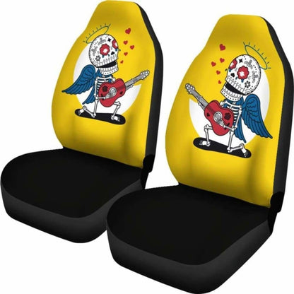 Sugar Skull Rockstar Car Seat Covers 172727