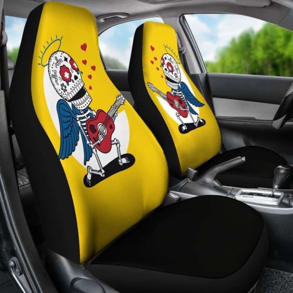 Sugar Skull Rockstar Car Seat Covers 172727