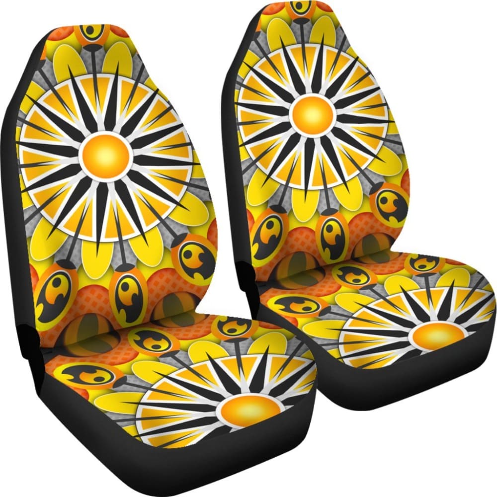 Sun Mandala Car Seat Covers 093223 - YourCarButBetter