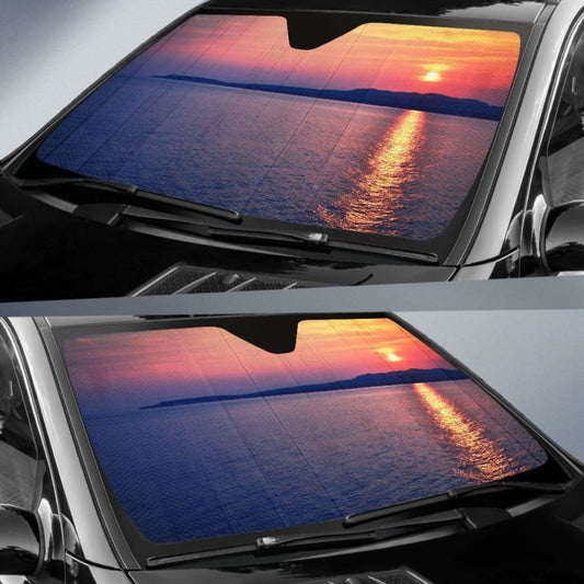 Sunset On The Beach Sun Shade Amazing Best Gift Ideas 102507 - YourCarButBetter
