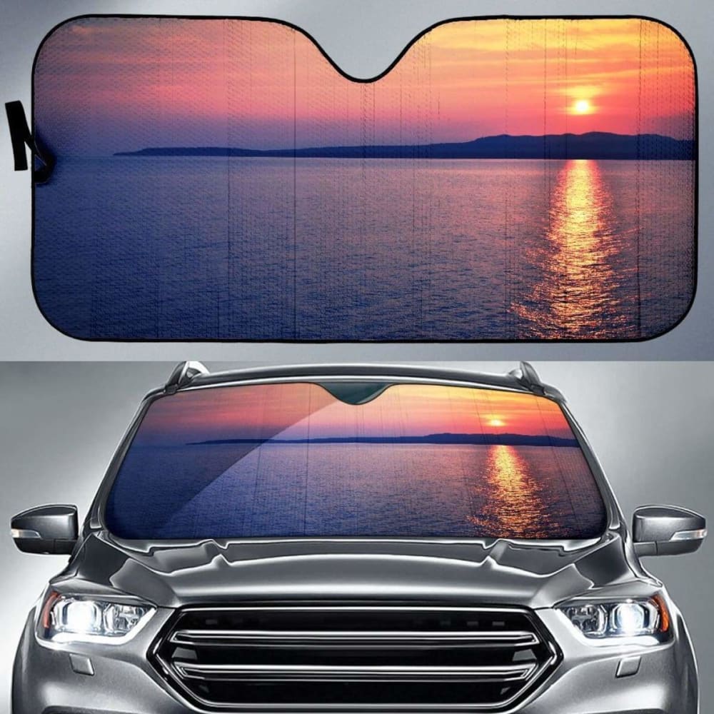 Sunset On The Beach Sun Shade Amazing Best Gift Ideas 102507 - YourCarButBetter