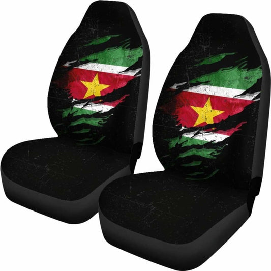 Suriname In Me Car Seat Covers - Special Grunge Style 232125 - YourCarButBetter
