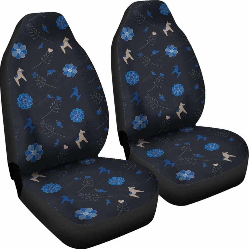 Swedish Dala Horse Car Seat Covers 2 170804