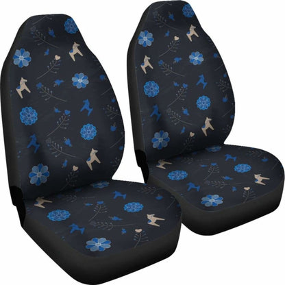 Swedish Dala Horse Car Seat Covers 2 170804