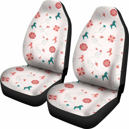 Swedish Dala Horse Car Seat Covers 3 170804