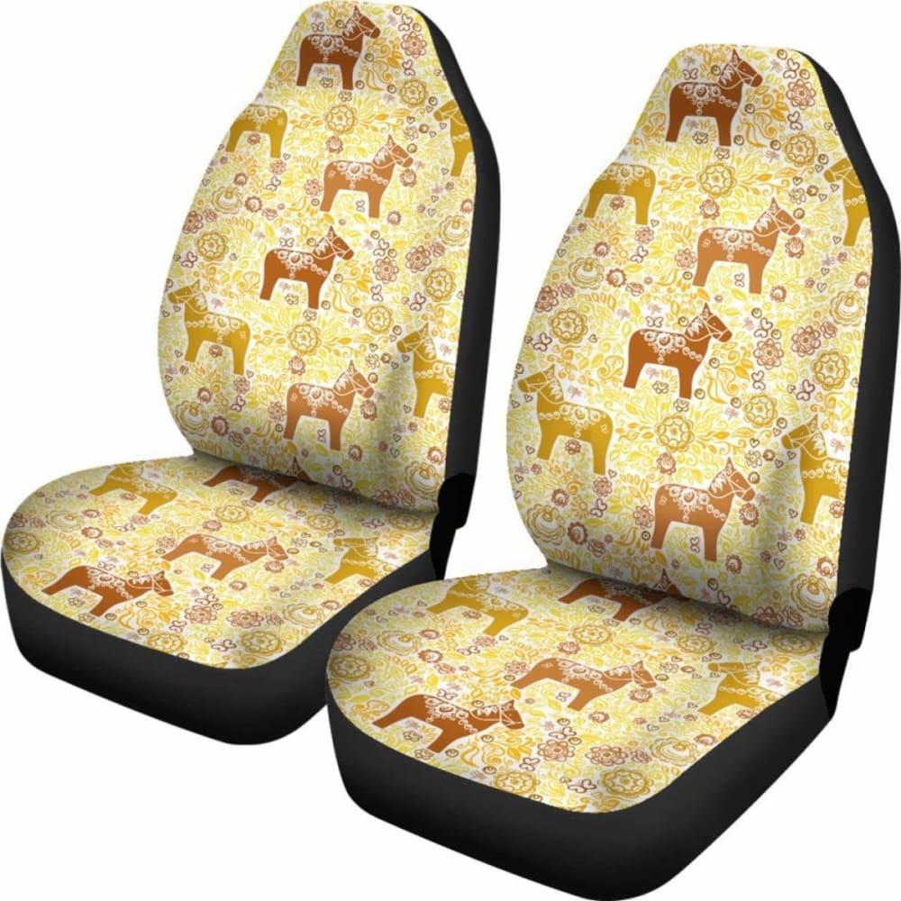 Swedish Dala Horse Car Seat Covers 5 170804