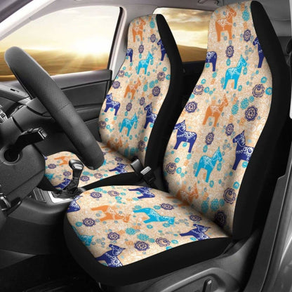 Swedish Dala Horse Car Seat Covers 8 170804