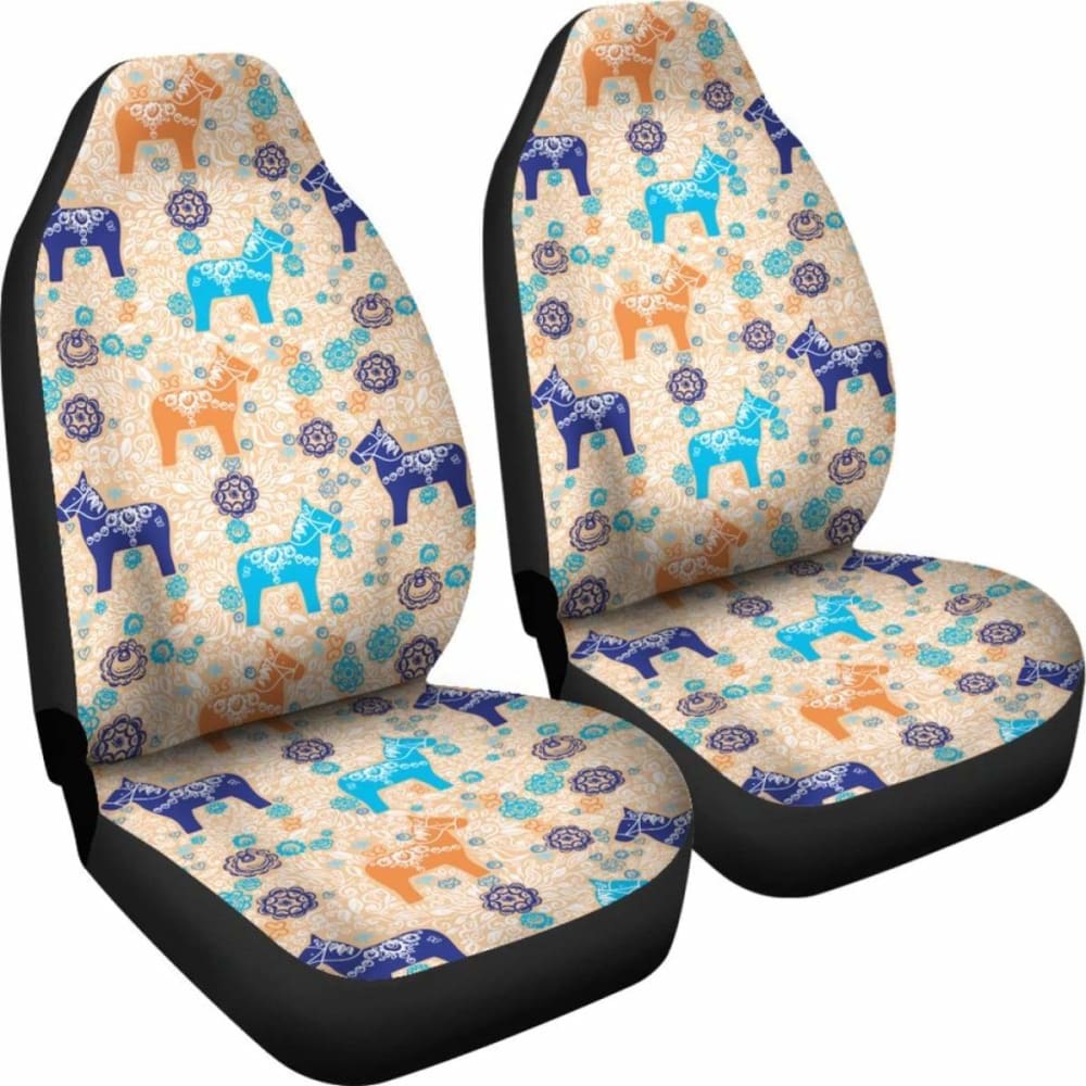 Swedish Dala Horse Car Seat Covers 8 170804