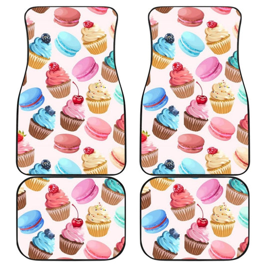 Sweet Cake Pattern Print Car Floor Mats 211706 - YourCarButBetter
