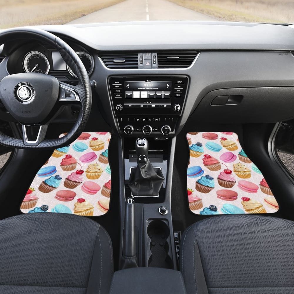 Sweet Cake Pattern Print Car Floor Mats 211706 - YourCarButBetter