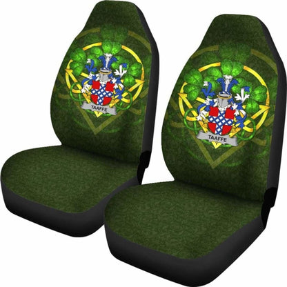 Taaffe Ireland Car Seat Cover Celtic Shamrock (Set Of Two) 154230 - YourCarButBetter