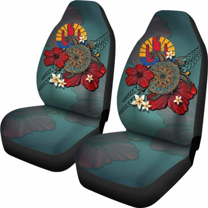 Tahiti Car Seat Covers Blue Turtle Tribal Amazing 091114 - YourCarButBetter