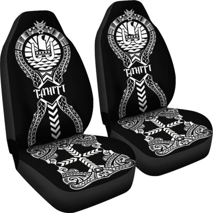 Tahiti Car Seat Covers - Tahiti Flag Polynesian Tribal - 105905 - YourCarButBetter