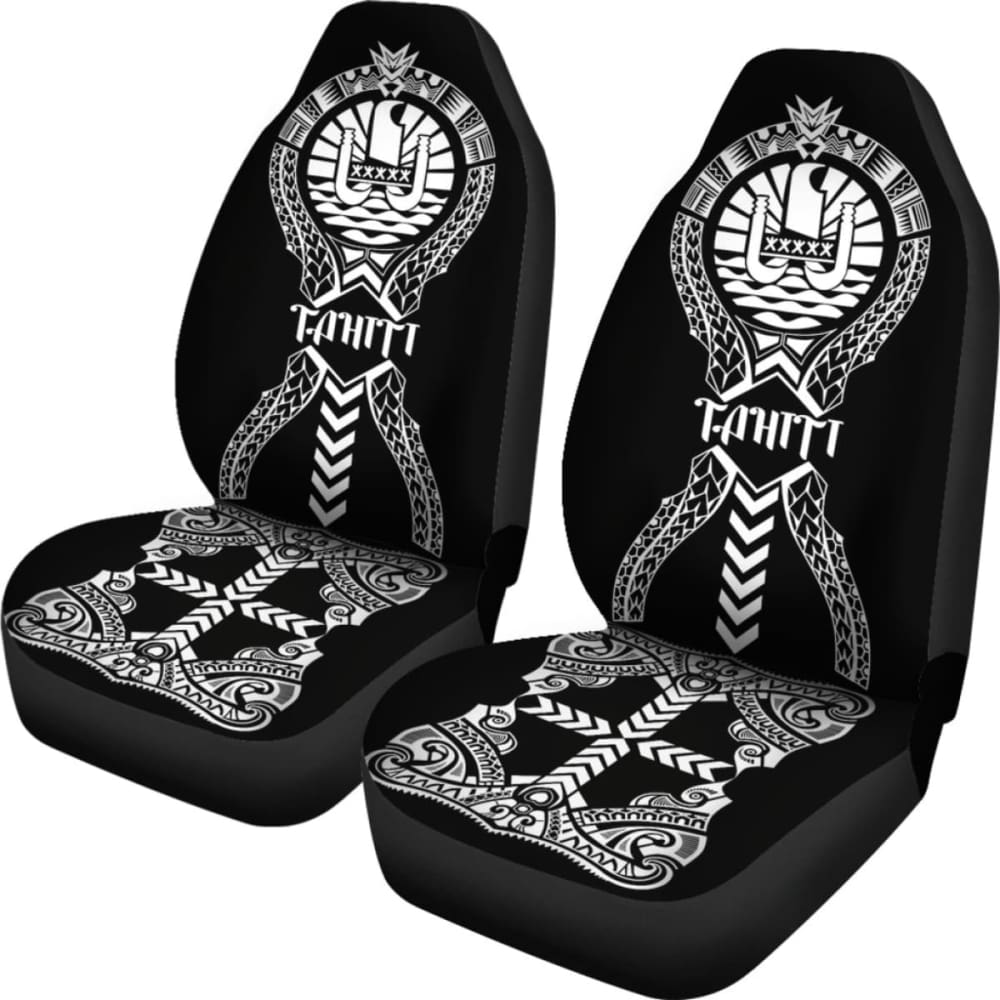 Tahiti Car Seat Covers - Tahiti Flag Polynesian Tribal - 105905 - YourCarButBetter