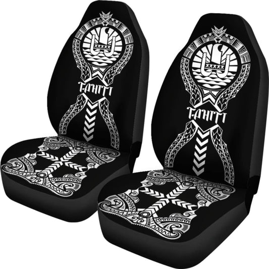 Tahiti Car Seat Covers - Tahiti Flag Polynesian Tribal - 105905 - YourCarButBetter