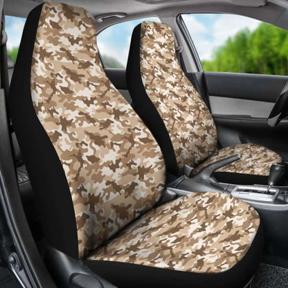 Tan Camouflage Car Seat Covers 112608