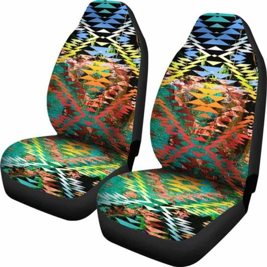 Taos Sunset Camo Set of 2 Car Seat Covers 113208