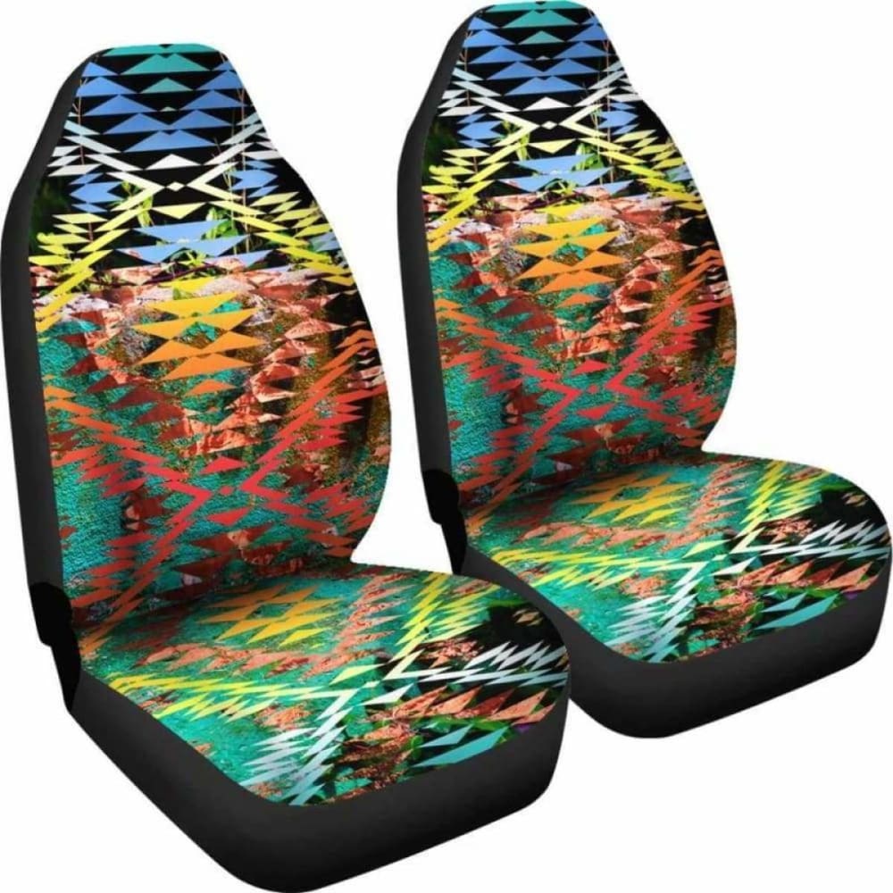 Taos Sunset Camo Set of 2 Car Seat Covers 113208