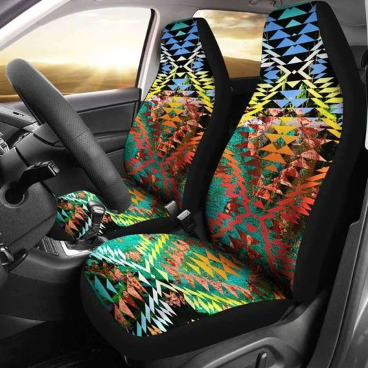 Taos Sunset Camo Set of 2 Car Seat Covers 113208