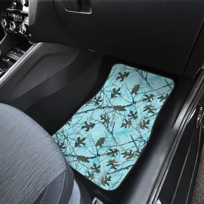 Teal Forest Hunting Camouflage Car Floor Mats 210807 - YourCarButBetter