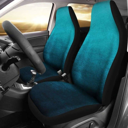 Teal Ombre Car Seat Covers Watercolor 174914 - YourCarButBetter