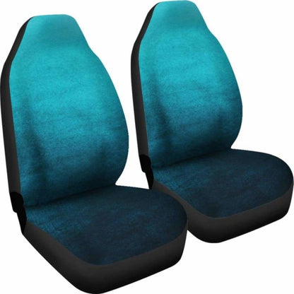 Teal Ombre Car Seat Covers Watercolor 174914 - YourCarButBetter