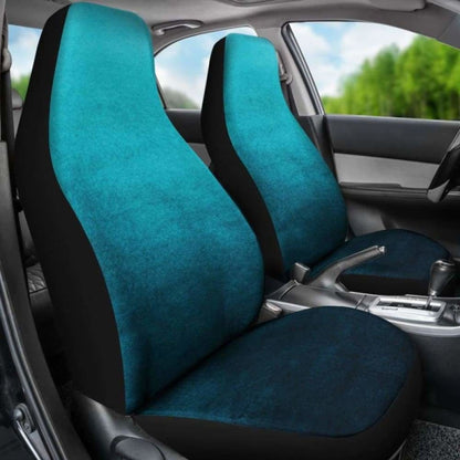 Teal Ombre Car Seat Covers Watercolor 174914 - YourCarButBetter
