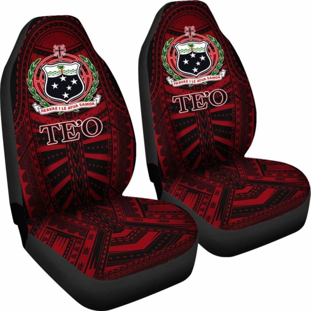 Te’O Samoa Polynesian Gardient Car Seat Covers - 105905 - YourCarButBetter