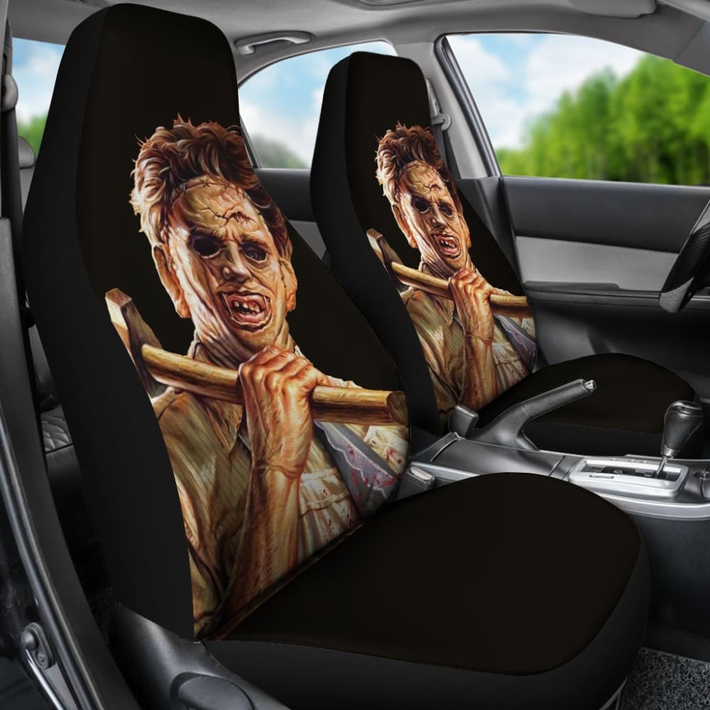 Texas Nightmare Leatherface Car Seat Covers 211501 - YourCarButBetter