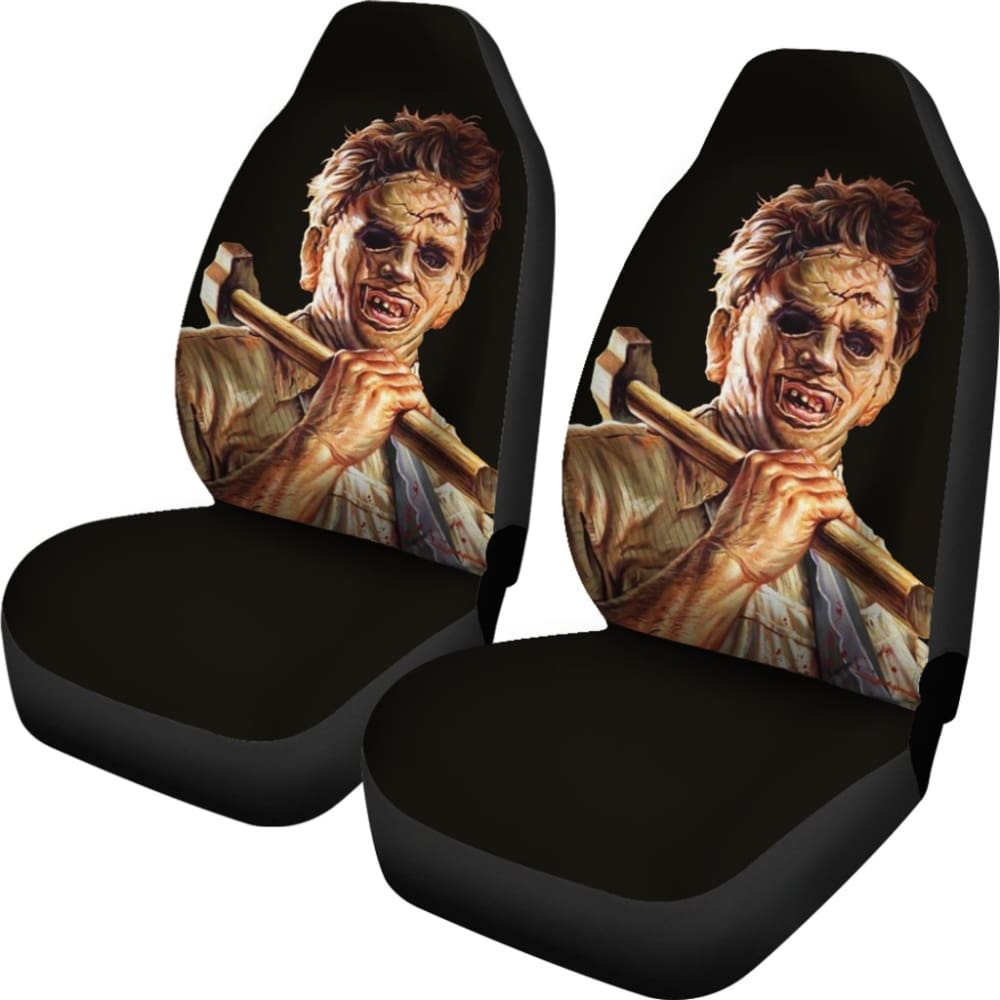 Texas Nightmare Leatherface Car Seat Covers 211501 - YourCarButBetter