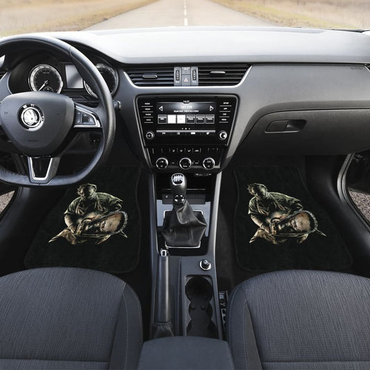 Texas Nightmare Leatherface Chainsaw Car Floor Mats 211501 - YourCarButBetter