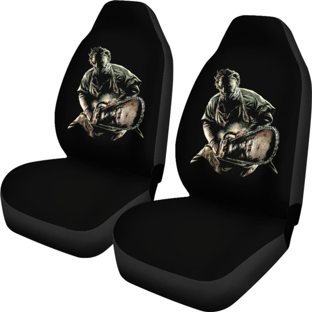 Texas Nightmare Leatherface Chainsaw Car Seat Covers 211501 - YourCarButBetter