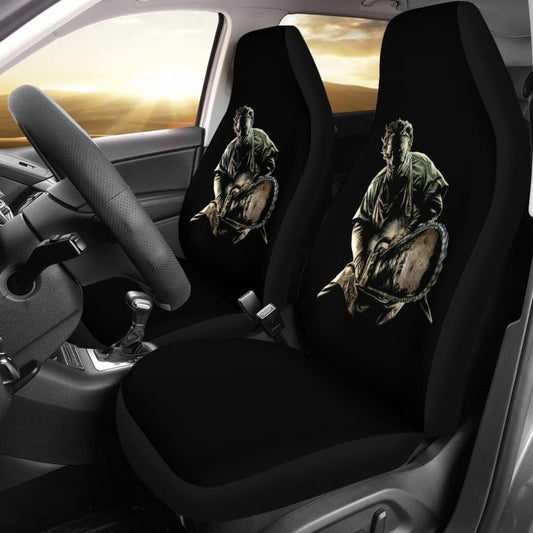 Texas Nightmare Leatherface Chainsaw Car Seat Covers 211501 - YourCarButBetter