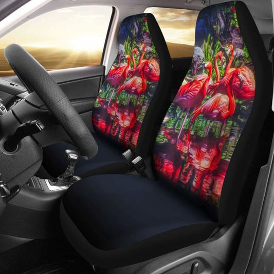 The Bahamas Car Seat Covers Flamingo (Set Of Two) 201010