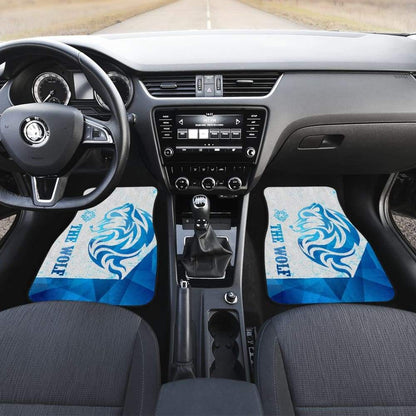 The Wolf Car Floor Mats Mandala Style 212502