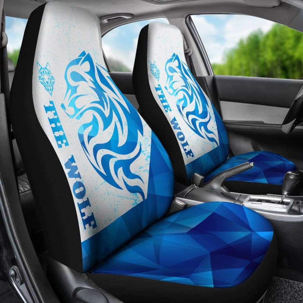 The Wolf Car Seat Covers Mandala Style 212502