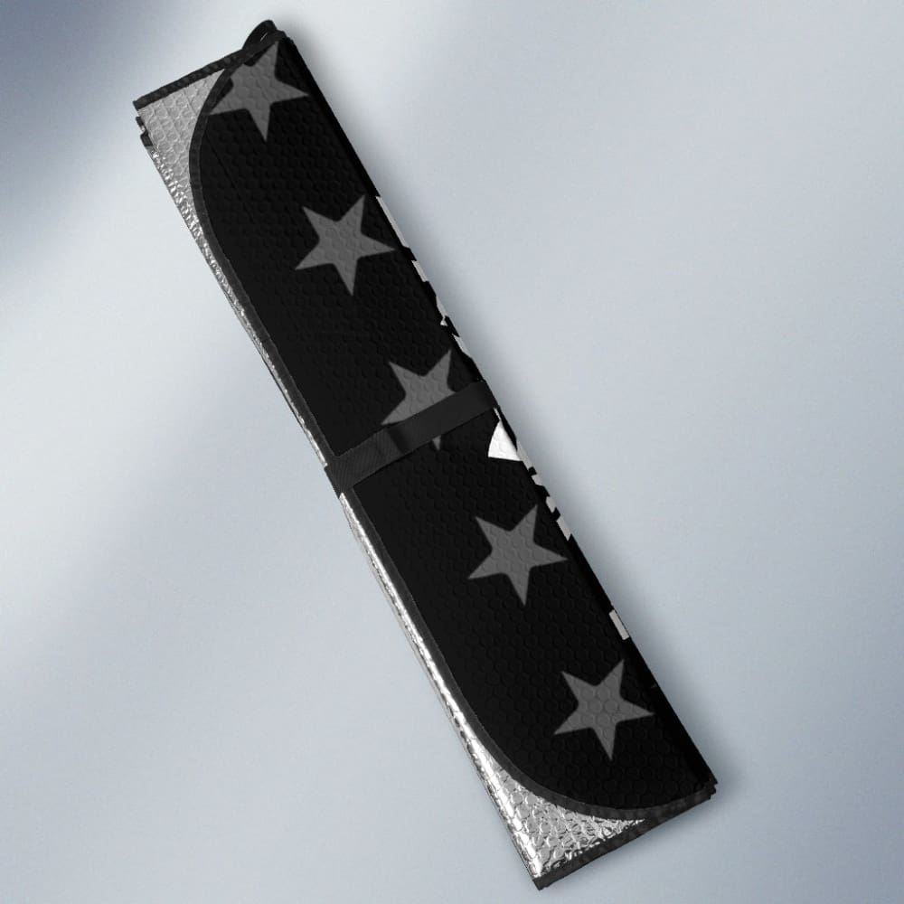 Thin Blue Line American Flag US Coast Guard Car Auto Sun Shades Custom 1 210701 - YourCarButBetter
