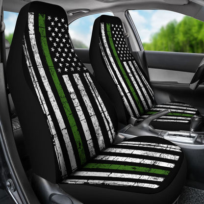 Thin Green Line Custom Car Accessories Car Seat Covers 1 213003 - YourCarButBetter