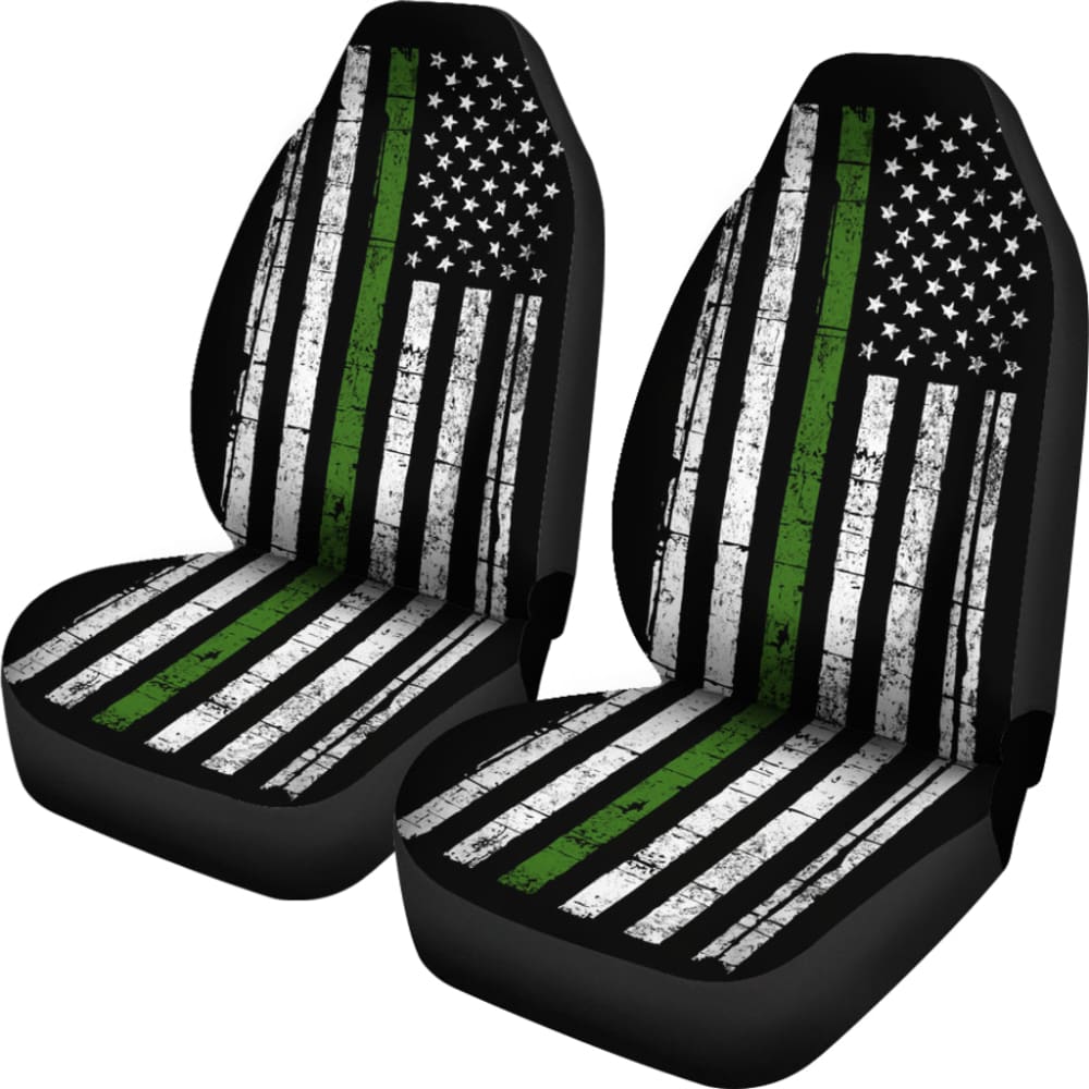 Thin Green Line Custom Car Accessories Car Seat Covers 1 213003 - YourCarButBetter