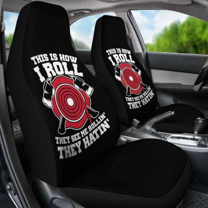 This Is How I Roll Firefighter Car Seat Covers 101211