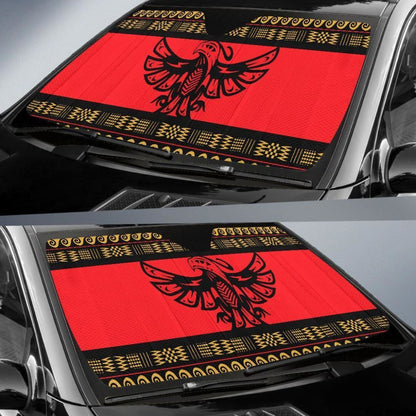 Thunderbird Native American Design Auto Sun Shades 093223 - YourCarButBetter