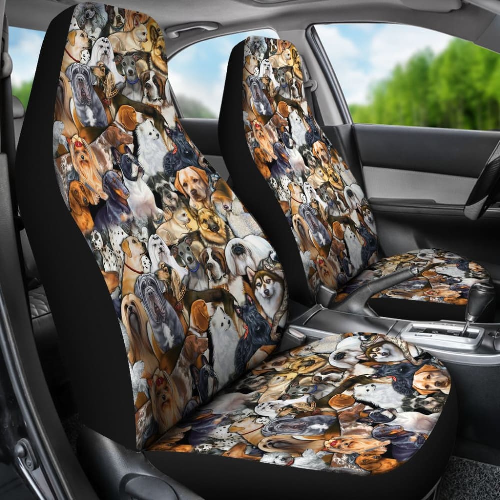 Tibetan Spaniel Car Seat Covers 213101 - YourCarButBetter