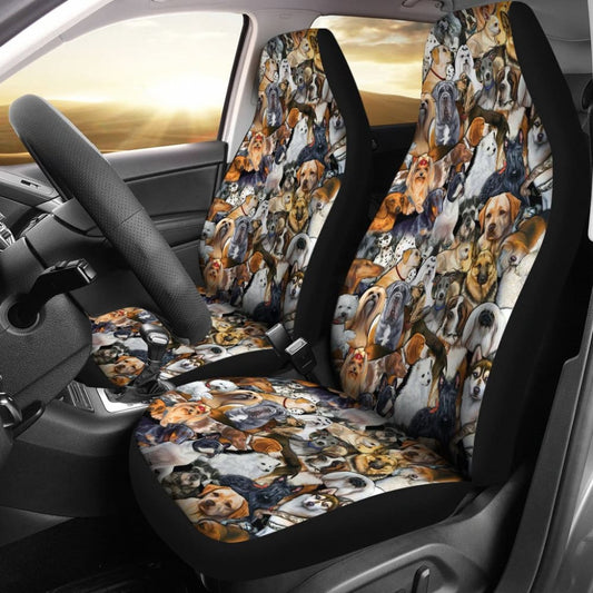 Tibetan Spaniel Car Seat Covers 213101 - YourCarButBetter