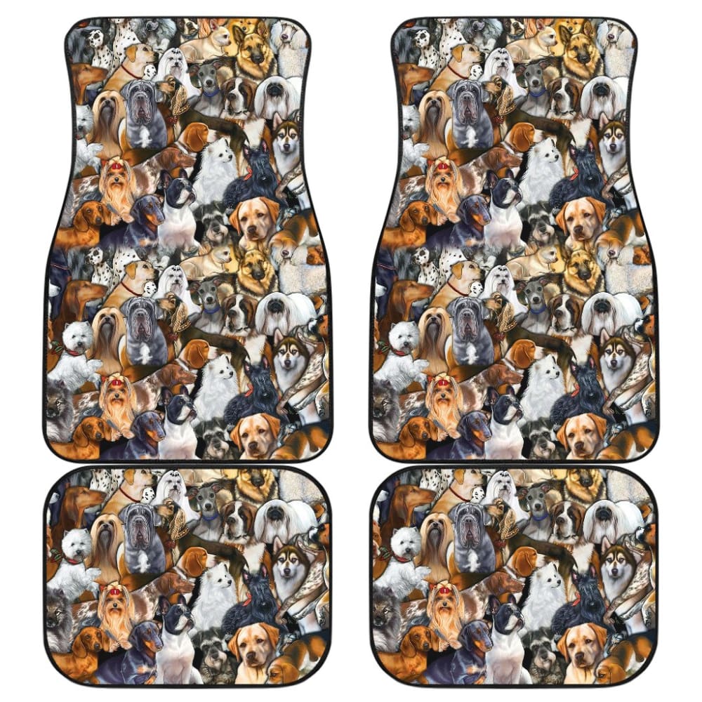 Tibetan Spaniel Full Face Car Floor Mats 213101 - YourCarButBetter