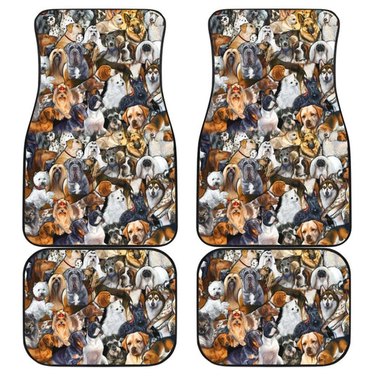 Tibetan Spaniel Full Face Car Floor Mats 213101 - YourCarButBetter