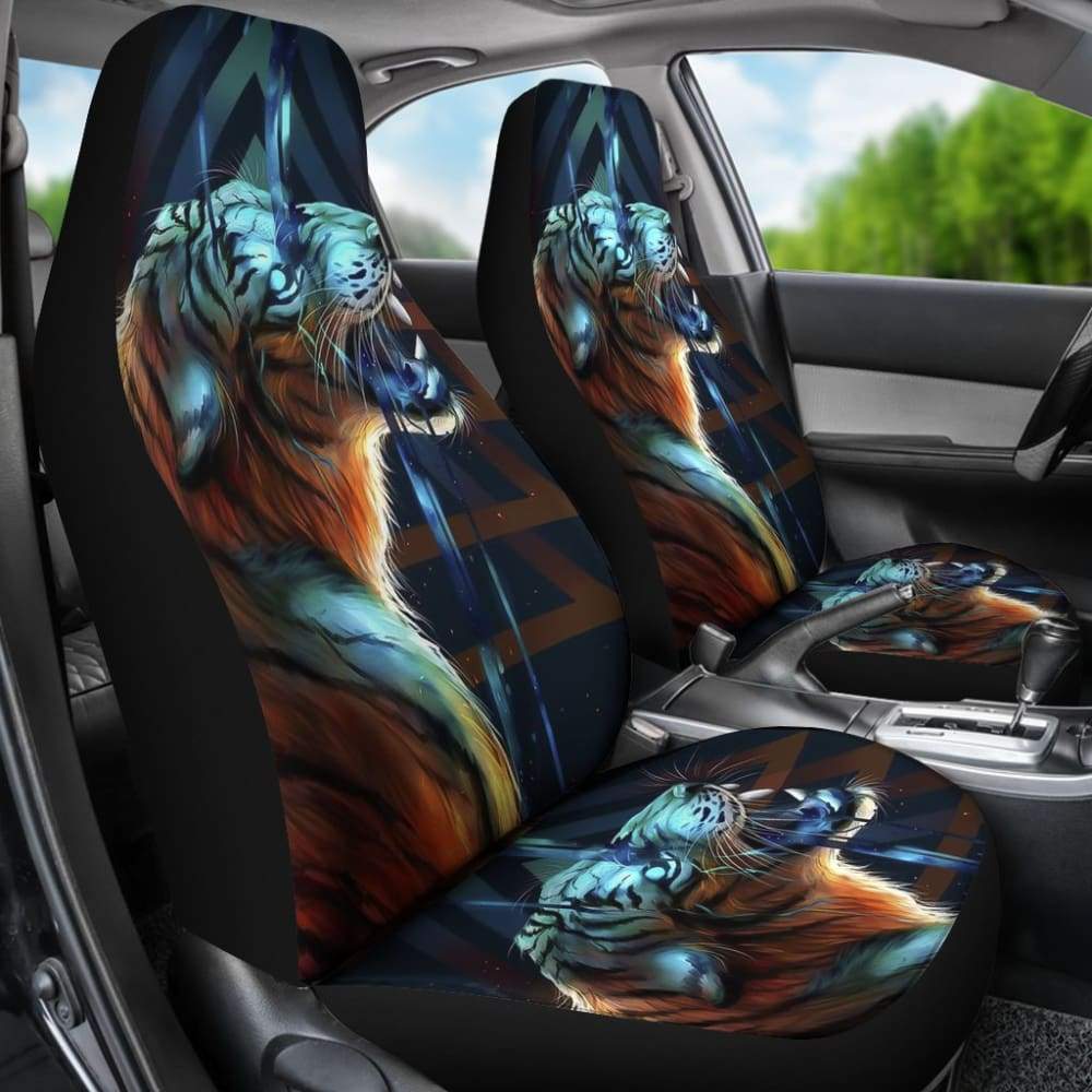 Tiger 3D Car Seat Covers 210203