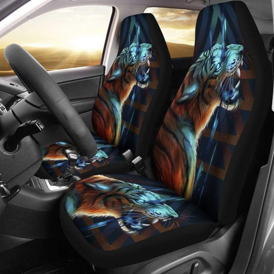 Tiger 3D Car Seat Covers 210203