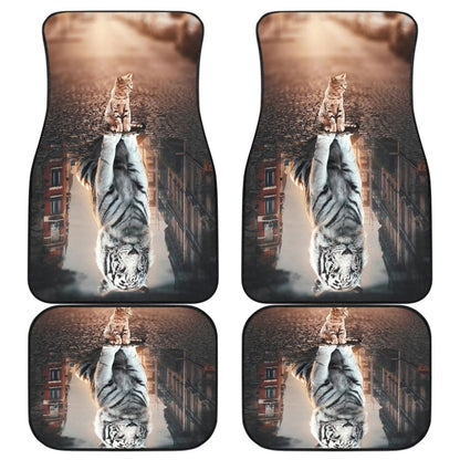 Tiger and Cat Dream Car Floor Mats 211003